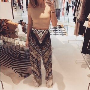 NWT Alice + Olivia Wide Leg Pants